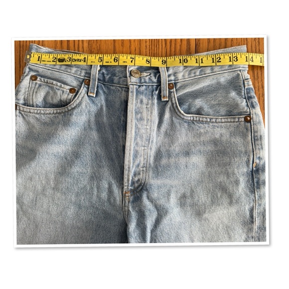 Agolde Riley High Rise Straight Cropped Jeans - Picture 8 of 12